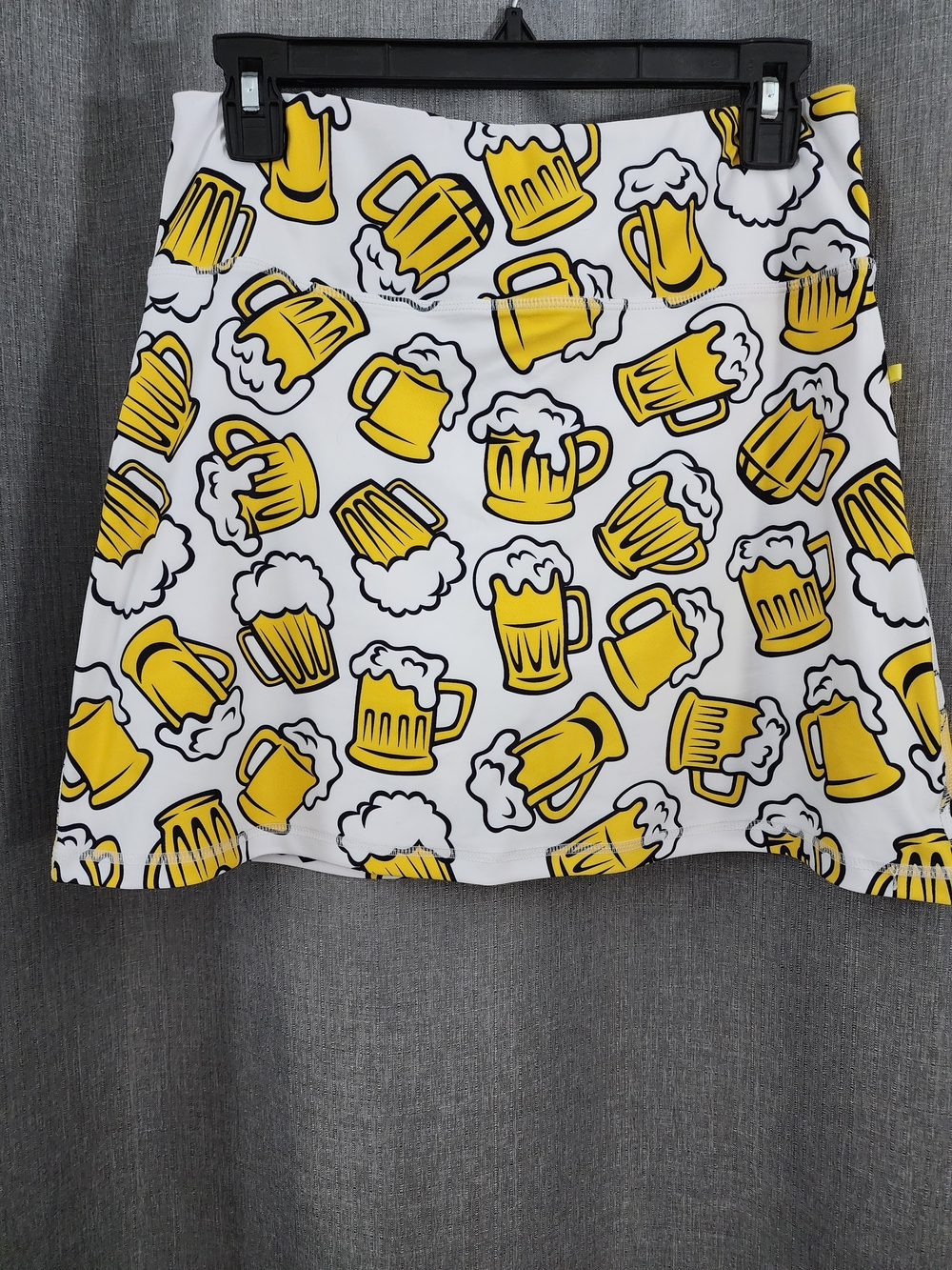 ReadyGolf Beer Print White Skort.